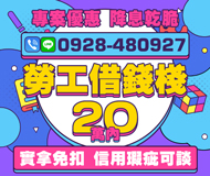 「嘉義借款」勞工借錢棧 信用瑕疵可談 | 20萬內 專案優惠降息乾脆