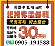 「屏東借款」代償高利 資金整合 | 30萬內 免薪轉免勞保免審核