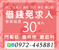 「南投借款」借錢免求人 門檻低審核快最低利 | 30萬內 專業誠信